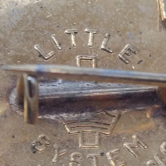 Vintage Lutheran SS Sunday School Second Year Pin Badge Little System Enamel - Picture 6 of 6